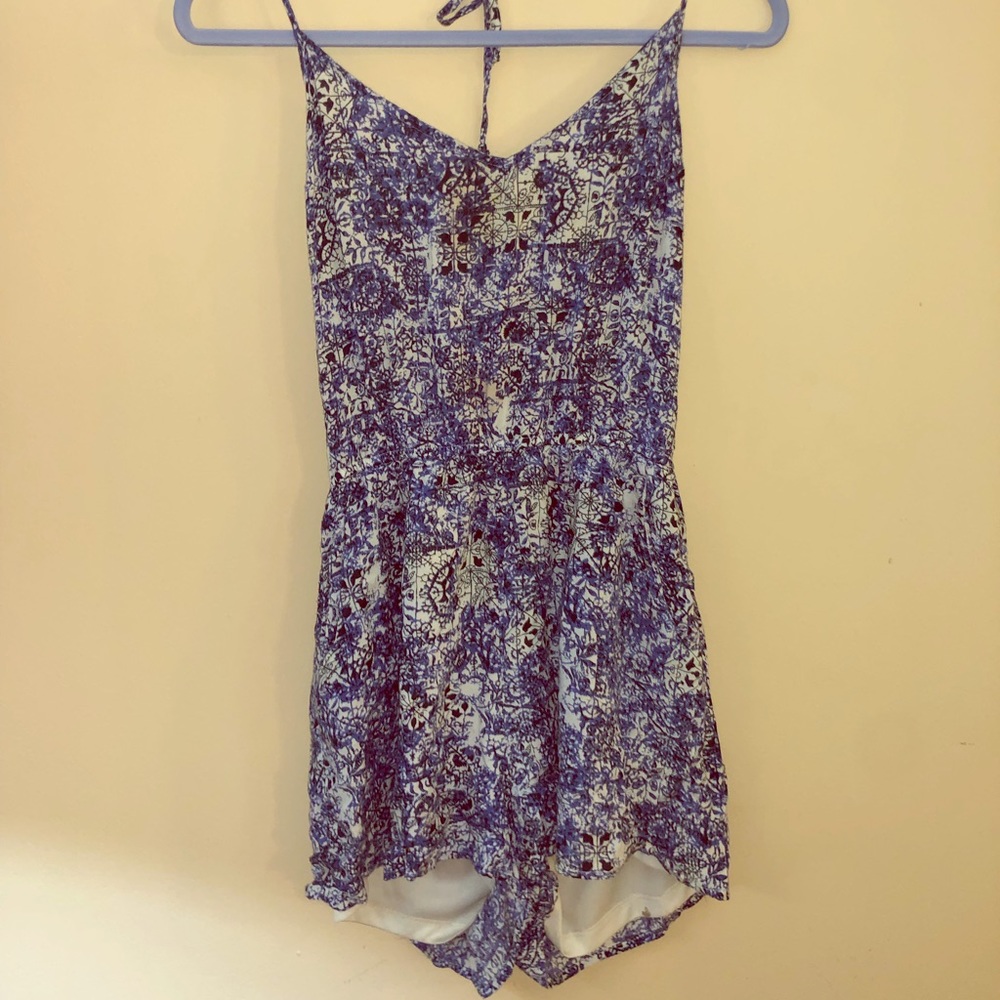 Multi-colored LA Hearts Romper